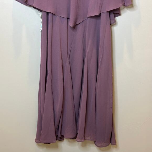 NWD R&M Richards Dark Rose 2 Piece Evening Jacket Dress Set Womens Plus Size 20W - Picture 7 of 16